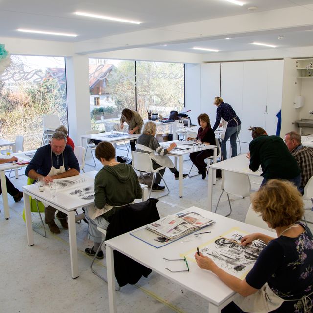 Künstlerinnen Workshop mit Evelyn Kreinecker